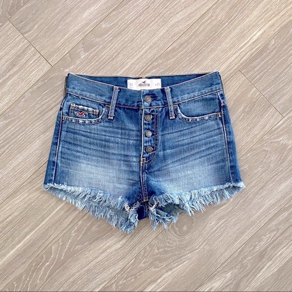 HOLLISTER High Rise Denim Shorts